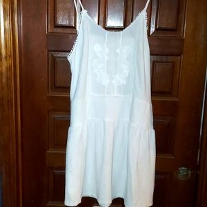 White cotton dress size 10